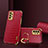 Soft Luxury Leather Snap On Case Cover XD1 for Samsung Galaxy A23 4G Red