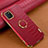 Soft Luxury Leather Snap On Case Cover XD1 for Samsung Galaxy Note 10 Lite Red