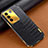 Soft Luxury Leather Snap On Case Cover XD1 for Vivo V27e 5G Black