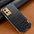 Soft Luxury Leather Snap On Case Cover XD1 for Vivo Y30 5G Black