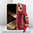 Soft Luxury Leather Snap On Case Cover XD2 for Apple iPhone 14 Red