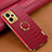 Soft Luxury Leather Snap On Case Cover XD2 for Realme 9i 5G Red