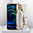 Soft Luxury Leather Snap On Case Cover XD2 for Realme C25Y White