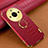 Soft Luxury Leather Snap On Case Cover XD2 for Realme Narzo 60 Pro 5G Red