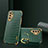 Soft Luxury Leather Snap On Case Cover XD2 for Samsung Galaxy A32 4G Green