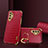 Soft Luxury Leather Snap On Case Cover XD2 for Samsung Galaxy A32 4G Red