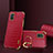 Soft Luxury Leather Snap On Case Cover XD2 for Samsung Galaxy A71 4G A715 Red