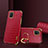 Soft Luxury Leather Snap On Case Cover XD2 for Samsung Galaxy Note 10 Lite Red