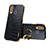 Soft Luxury Leather Snap On Case Cover XD2 for Vivo iQOO U3 4G