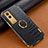 Soft Luxury Leather Snap On Case Cover XD2 for Vivo V21e 5G Black