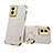 Soft Luxury Leather Snap On Case Cover XD2 for Vivo Y16 White