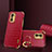 Soft Luxury Leather Snap On Case Cover XD2 for Xiaomi Poco F3 5G Red