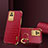 Soft Luxury Leather Snap On Case Cover XD2 for Xiaomi Redmi K50 5G Red