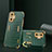 Soft Luxury Leather Snap On Case Cover XD2 for Xiaomi Redmi K50 Gaming AMG F1 5G Green