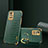 Soft Luxury Leather Snap On Case Cover XD2 for Xiaomi Redmi Note 11 4G (2021) Green