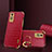Soft Luxury Leather Snap On Case Cover XD2 for Xiaomi Redmi Note 11 Pro 5G Red