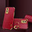 Soft Luxury Leather Snap On Case Cover XD2 for Xiaomi Redmi Note 12 Pro 4G Red