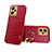 Soft Luxury Leather Snap On Case Cover XD3 for Realme 9i 5G Red