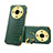 Soft Luxury Leather Snap On Case Cover XD3 for Realme Narzo 60 5G Green