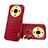 Soft Luxury Leather Snap On Case Cover XD3 for Realme Narzo 60 5G Red