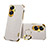 Soft Luxury Leather Snap On Case Cover XD3 for Realme Narzo N55 White