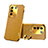 Soft Luxury Leather Snap On Case Cover XD3 for Vivo V27 5G Yellow