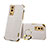 Soft Luxury Leather Snap On Case Cover XD3 for Vivo Y72 5G White