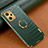 Soft Luxury Leather Snap On Case Cover XD4 for Realme 9 5G Green