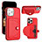 Soft Luxury Leather Snap On Case Cover Y01B for Apple iPhone 14 Pro Max Red