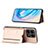 Soft Luxury Leather Snap On Case Cover Y01B for Huawei Honor X8a 4G