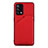 Soft Luxury Leather Snap On Case Cover Y01B for Oppo A95 4G Red