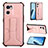 Soft Luxury Leather Snap On Case Cover Y01B for Oppo Find X5 Lite 5G