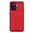 Soft Luxury Leather Snap On Case Cover Y01B for Oppo Reno5 Lite Red