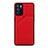 Soft Luxury Leather Snap On Case Cover Y01B for Oppo Reno6 5G Red