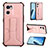 Soft Luxury Leather Snap On Case Cover Y01B for Oppo Reno7 5G