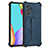 Soft Luxury Leather Snap On Case Cover Y01B for Samsung Galaxy A53 5G Blue