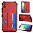 Soft Luxury Leather Snap On Case Cover Y01B for Samsung Galaxy M02