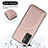 Soft Luxury Leather Snap On Case Cover Y01B for Vivo V23e 5G