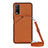 Soft Luxury Leather Snap On Case Cover Y01B for Vivo Y12G