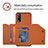 Soft Luxury Leather Snap On Case Cover Y01B for Vivo Y20a