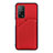 Soft Luxury Leather Snap On Case Cover Y01B for Xiaomi Mi 10T 5G Red