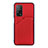 Soft Luxury Leather Snap On Case Cover Y01B for Xiaomi Mi 10T Pro 5G Red