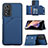 Soft Luxury Leather Snap On Case Cover Y01B for Xiaomi Mi 11i 5G (2022) Blue