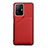 Soft Luxury Leather Snap On Case Cover Y01B for Xiaomi Mi 11T 5G Red