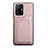 Soft Luxury Leather Snap On Case Cover Y01B for Xiaomi Mi 11T 5G Rose Gold