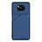 Soft Luxury Leather Snap On Case Cover Y01B for Xiaomi Poco X3 NFC Blue