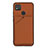 Soft Luxury Leather Snap On Case Cover Y01B for Xiaomi Redmi 10A 4G Brown