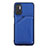 Soft Luxury Leather Snap On Case Cover Y01B for Xiaomi Redmi Note 10 5G Blue