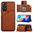 Soft Luxury Leather Snap On Case Cover Y01B for Xiaomi Redmi Note 11 4G (2022)