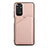Soft Luxury Leather Snap On Case Cover Y01B for Xiaomi Redmi Note 11 4G (2022) Rose Gold